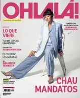 Tapa de revista OHLALA! de marzo con Griselda Siciliani