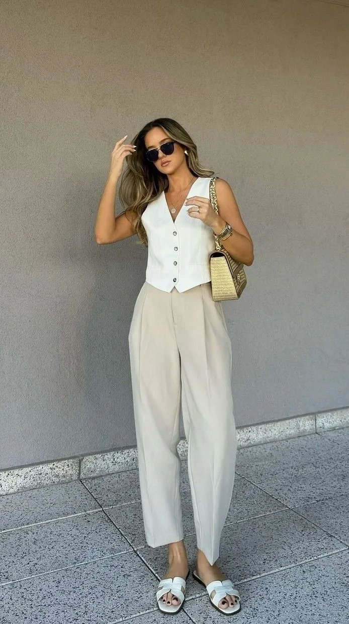 Las prendas oscuras absorben más calor —no es mito—, así que elegir una paleta clara es casi un acto de autocuidado.