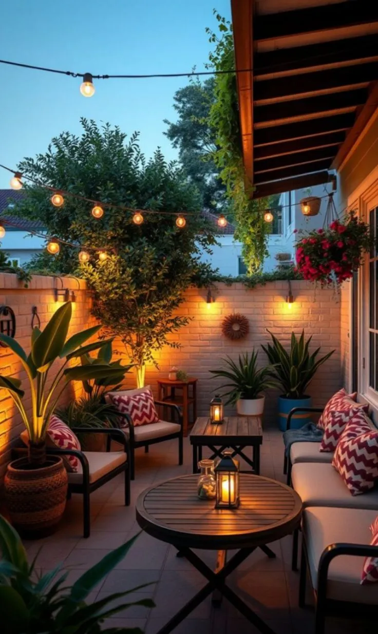 Mini patios: 10 ideas fáciles y económicas para decorarlos en Navidad