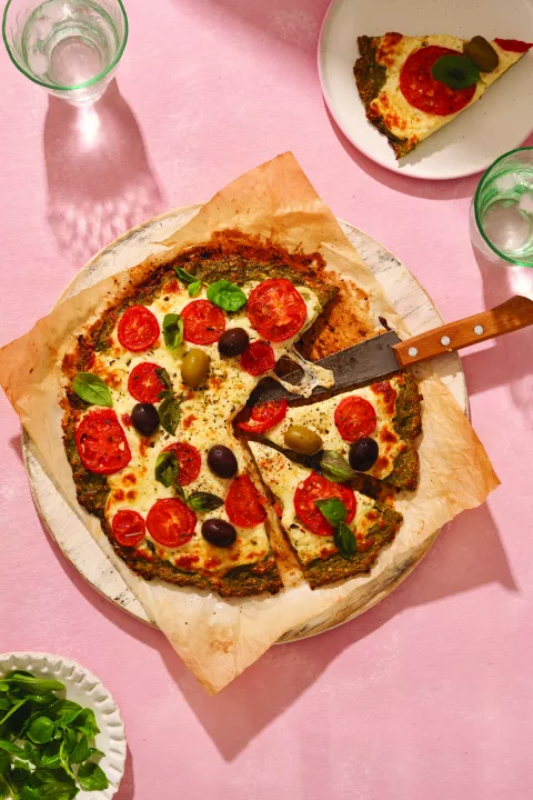 Pizza de brócoli