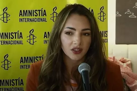 Thelma Fardin, en conferencia de prensa por el caso de abuso sexual contra Darthés