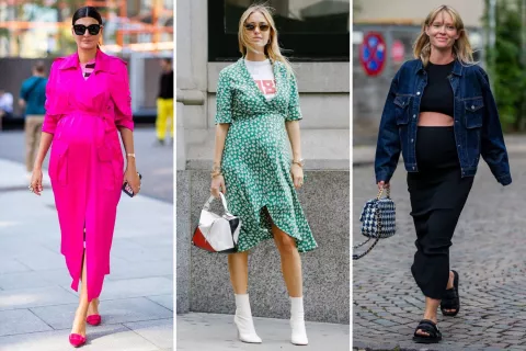 10 increíbles looks para llevar durante el embarazo.