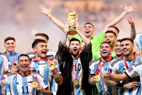 La Selección Argentina se coronó campeona del mundo.