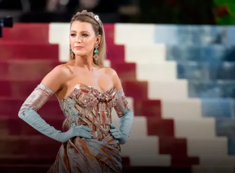 Blake Lively y su increíble vestido para la MET Gala 2022.
