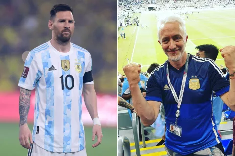 Andy Kusnetzoff entrevistó a Lionel Messi en Francia.