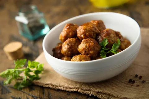 Albóndigas de lentejas y arroz