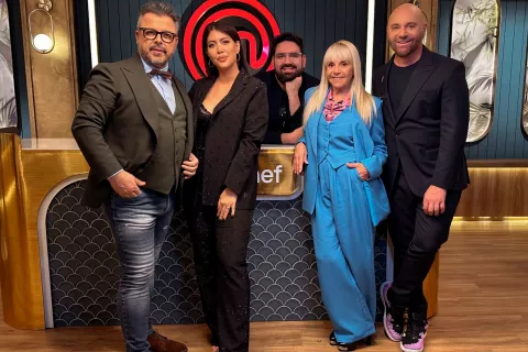 Claudia Villafañe volvió a Masterchef Argentina.