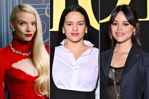 Anya Taylor Joy, Rosalía y Jenna Ortega.