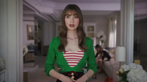 Lily Collins visitó Buenos Aires.