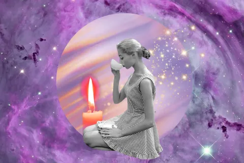 La llama violeta es una técnica para conectar tu energía.