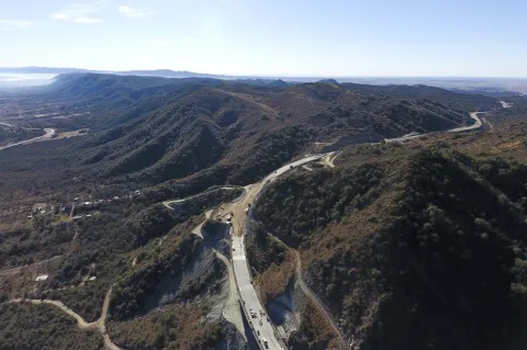 Camino de las Altas Cumbres, en Córdoba.