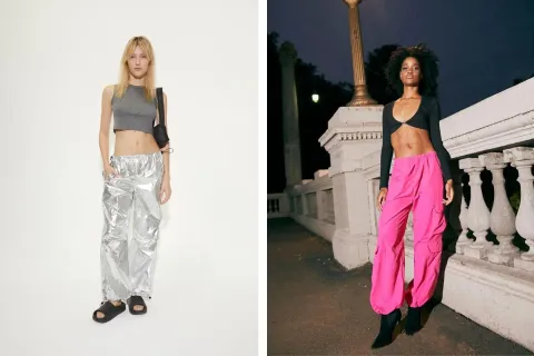 Los pantalones parachute se vienen en los colores más variados para sumar a tus looks urbanos.