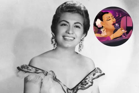 Lola Beltrán, la artista mexicana que es homenajeada por Google.