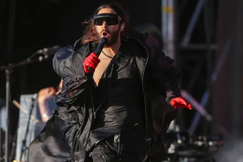 Jared Leto dijo presente en el Festival Lollapalooza 2024 y paseó por la ciudad de Buenos Aires