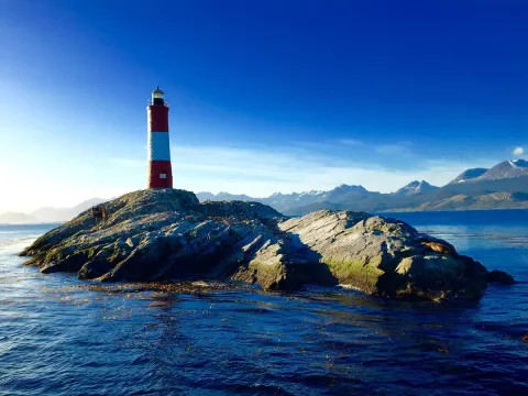 El faro del fin del mundo, en Ushuaia.