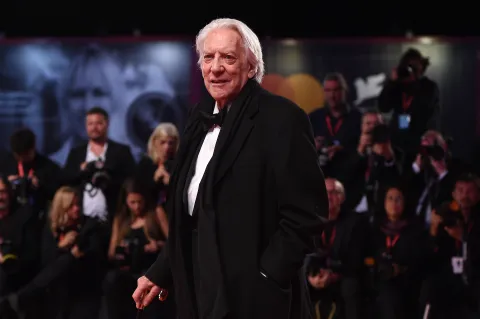 Donald Sutherland en el Festival de Cine de Venecia, en 2019.