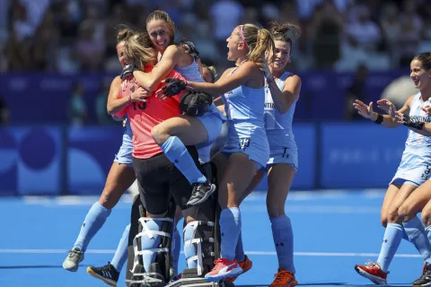 Victoria de Las Leonas frente a Alemania, el pase a semifinales.