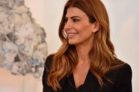 Juliana Awada con look total black