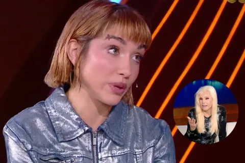 María Becerra con su nuevo corte carre en el programa de Susana Gimenez