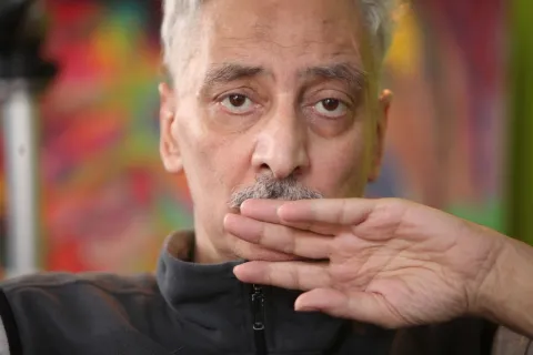 Omar Chaban 2014 en su casa, con prisión domiciliaria