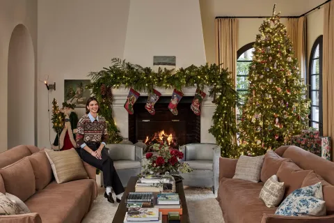 La asombrosa decoración navideña de la casa de Kendall Jenner