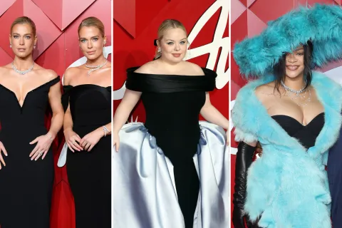 Armado con fotos de Los mejores looks en la alfombra roja de los Fashion Awards 2024