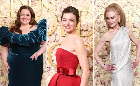 Las actrices lucieron las últimas tendencias en la alfombra roja