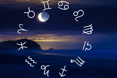 Luna Llena y la rueda zodiacal.