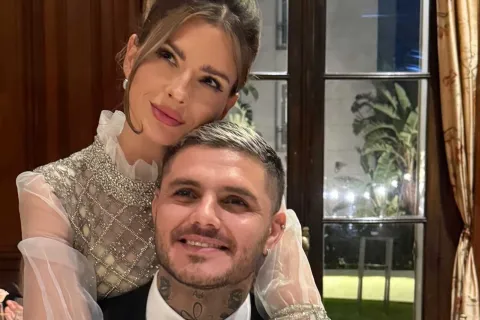 La China Suáre y Mauro Icardi en el cumpleaños número 33 de la actriz