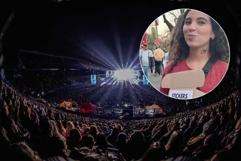Agus logró conseguir una entrada y cumplió su gran deseo: ir a ver a Lali en Vélez