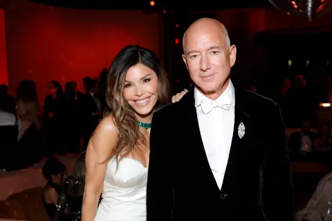 Foto de Jeff Bezos y Lauren Sánchez