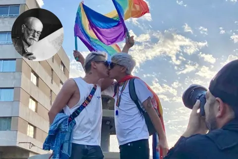 beso entre varones