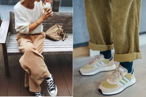 El pantalón de corderoy es tendencia esta temporada
