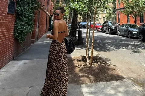 Pampita Ardohain de paseo por Nueva York