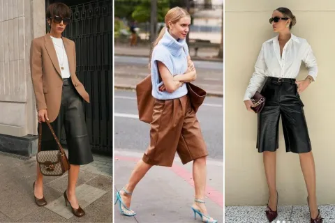 Los capris de cuero conquistan la temporada de verano