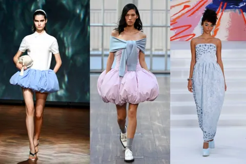 Pasarela con cortes balloon en London Fashion Week