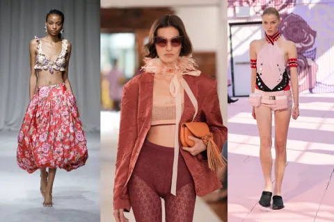 Modelos en la pasarela de New York Fashion Week