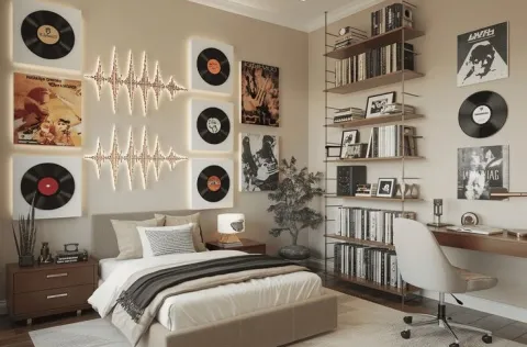 Vinilos en el dormitorio: ideas para renovar tu espacio con un recurso simple y canchero