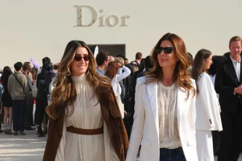 Juliana Awada y su hija Tini en el evento de DIOR.