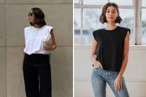 Las musculosas boxy fit irrumpen en escena para redefinir la silueta y convertirse en el nuevo objeto de deseo.