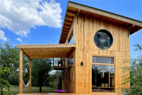 La 'Mandala Tiny House 1' es un prototipo inspirado en el movimiento de refugios mínimos, que promueven la vida frugal.