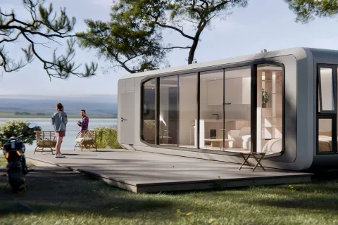 Tiny houses: así son las mini casas cápsula que se instalan en solo dos horas