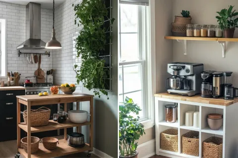 Mini muebles: así podés poner orden en la cocina para que se vea más amplia y funcional