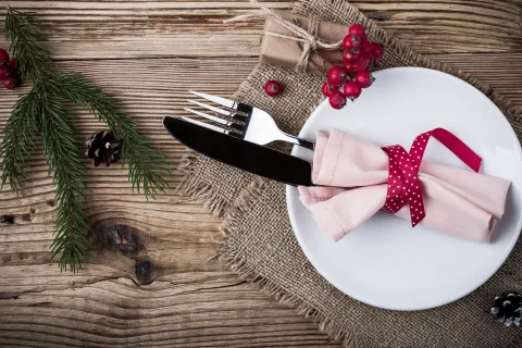 Foto de cena navideña.