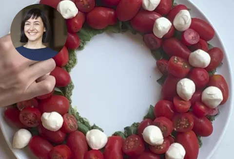 Corona de Navidad comestible de Ximena Sáenz: una receta fácil para estas fiestas
