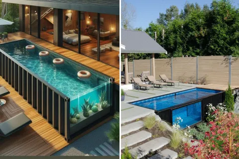 Las piletas hechas en containers marítimos se consolidan como una alternativa moderna y funcional para jardines, patios y casas de verano.