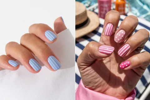 Lined Nails: los diseños más originales para ponerle onda al verano