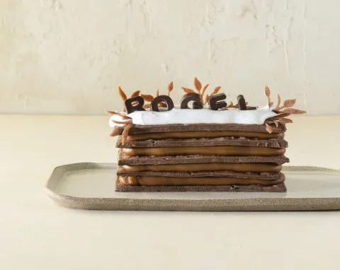 Rogel de sablé y dulce de leche: la versión moderna de un clásico argentino