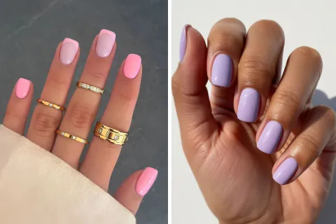 Esta temporada, tres tonos se destacan por encima del resto: lilas pastel, candy rosa y granate pomegranate.