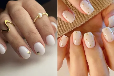 Uñas blancas decoradas: el manicure simple y chic que amamos en verano